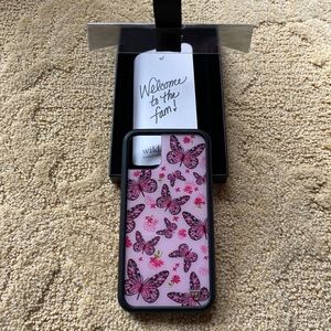 Wild flower butterfly design I phone 11 case